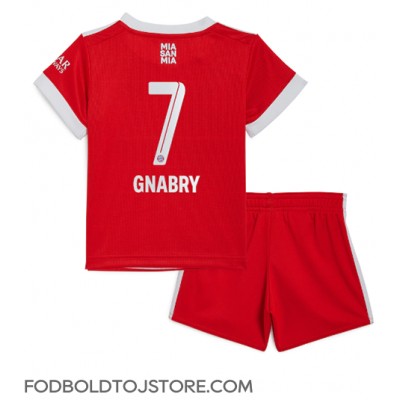 Bayern Munich Serge Gnabry #7 Hjemmebanesæt Børn 2022-23 Kortærmet (+ Korte bukser)